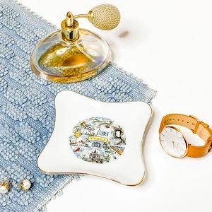 Vintage State of Virginia Ring Trinket Dish